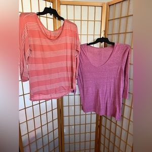 BUNDLED DEAL! TWO Old Navy 3/4 length tops